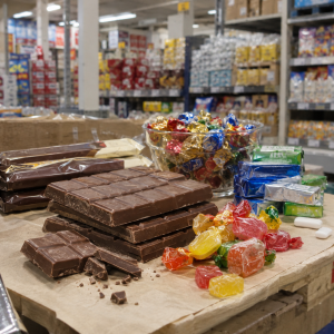 Chocolates, caramelos y chicles