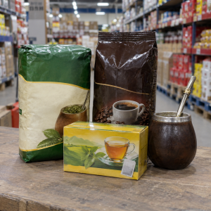 Yerba, té y café
